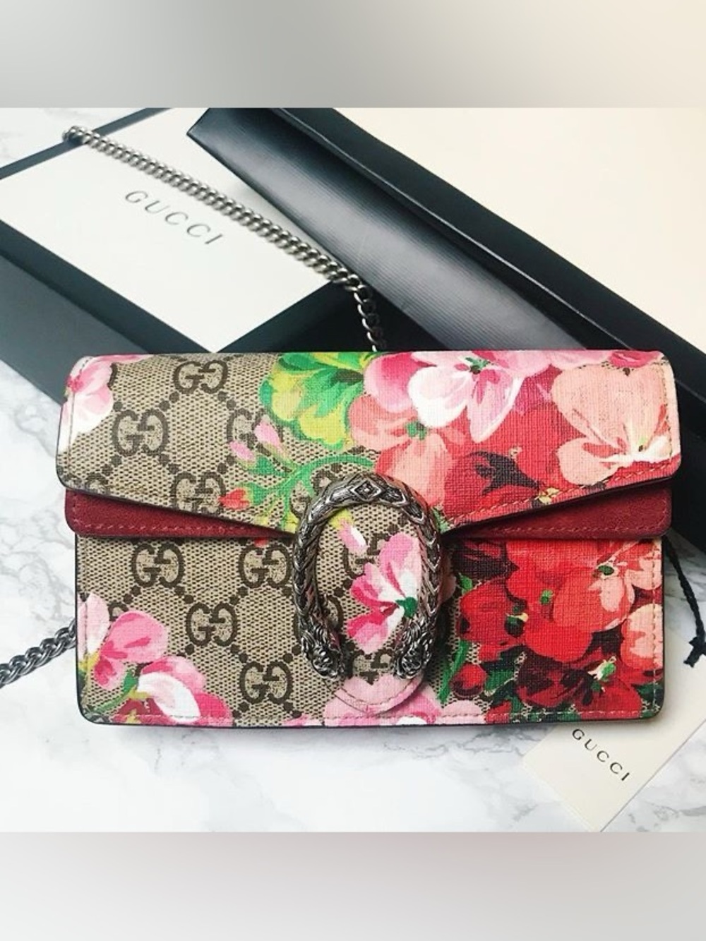 Gucci Floral GG mini crossbody bag